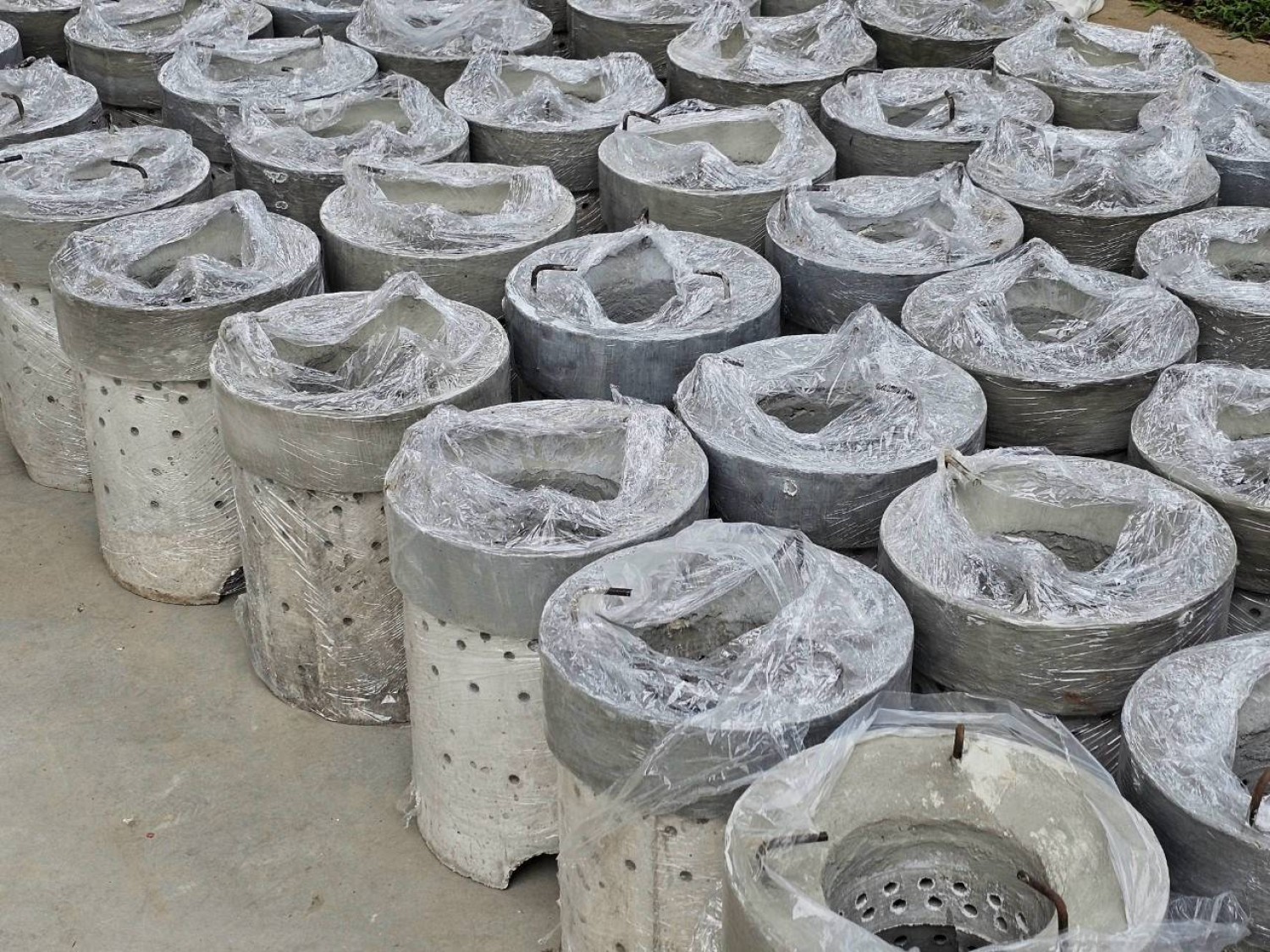 เตาชีวมวลแบบหล่อ (ขนาดเล็ก)