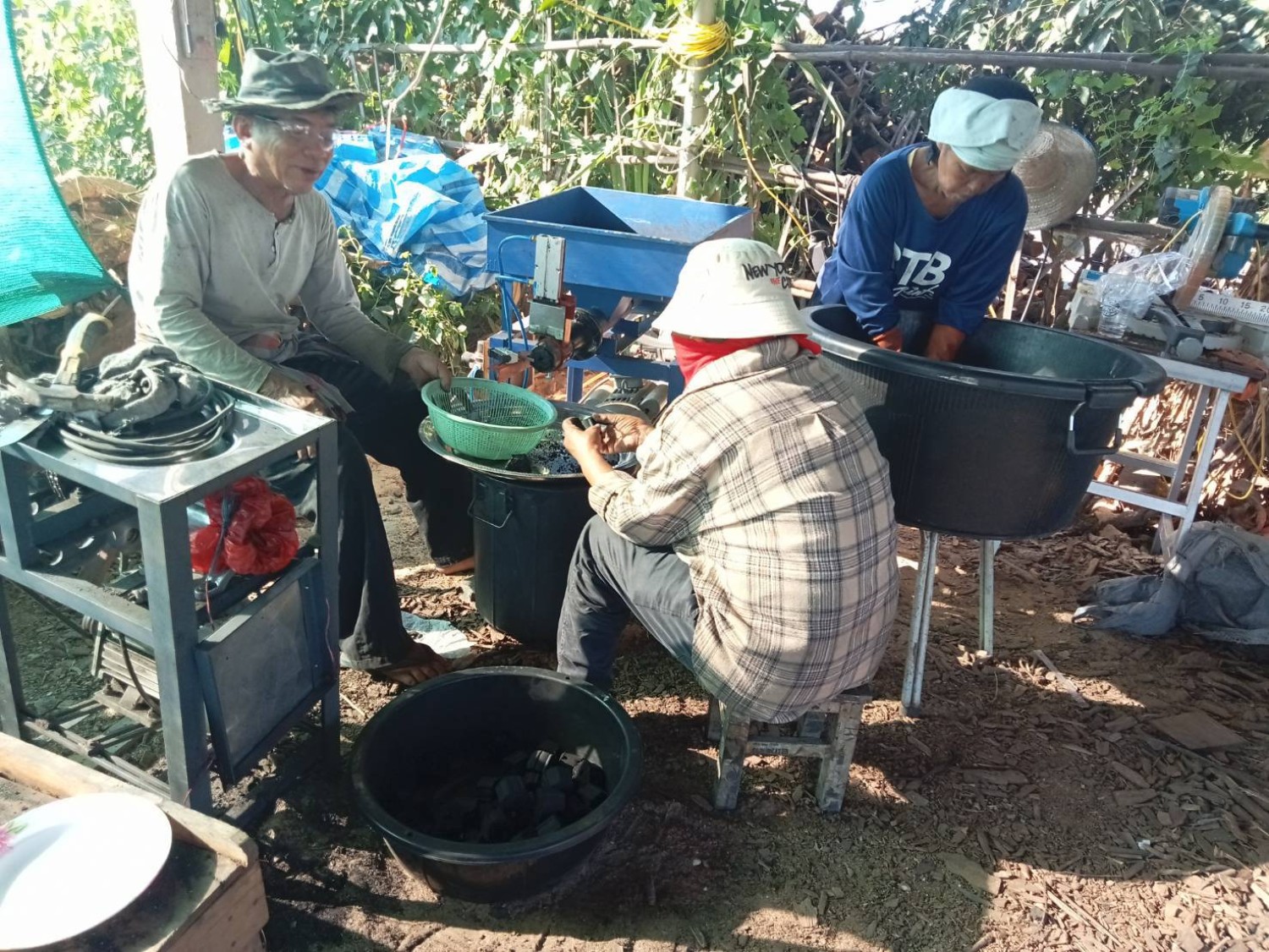 กระบวนการผลิตชีวมวลอัดแท่ง