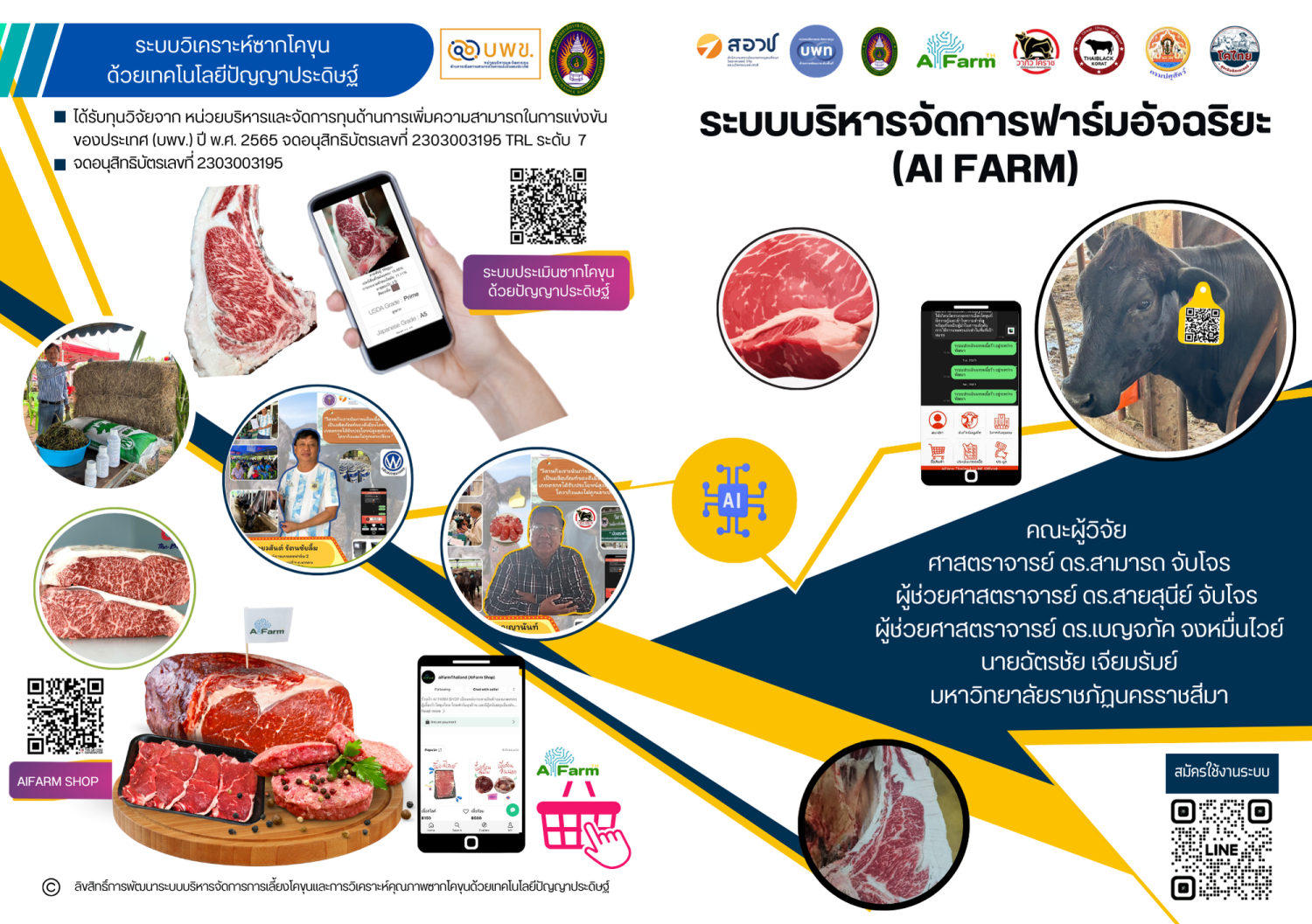 นวัตกรรมระบบบริหารจัดการฟาร์มอัจฉริยะ (AI FARM)