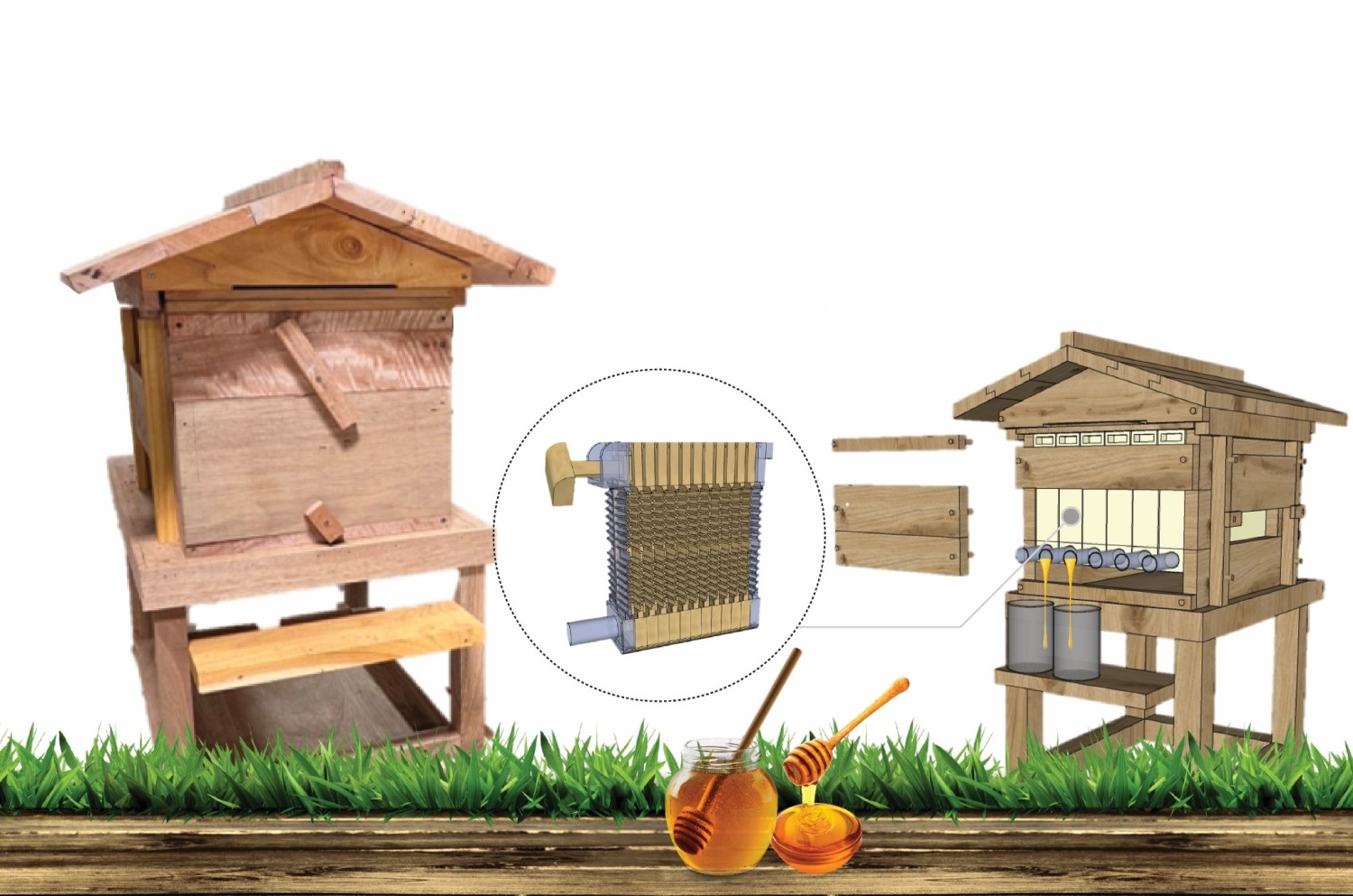 นวัตกรรมบ้านเลี้ยงผึ้ง