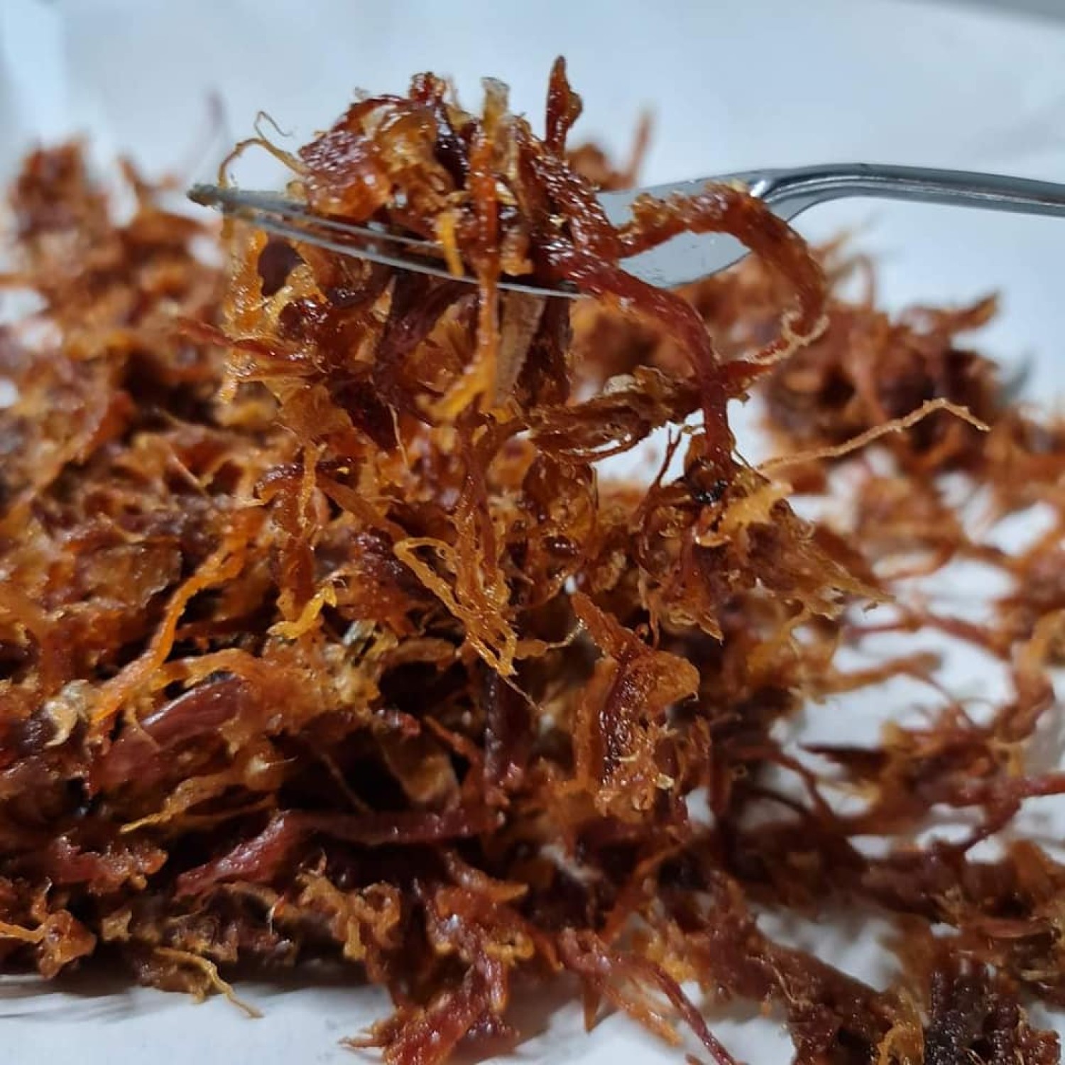 ไก่บ้านฝอยกรอบ