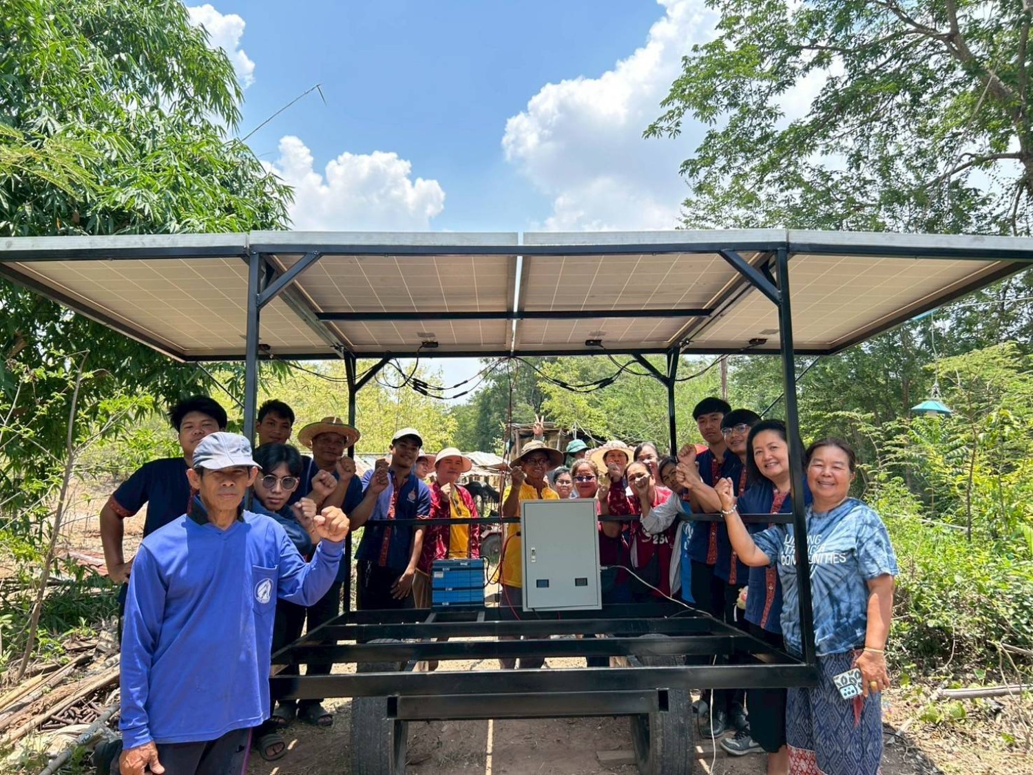 3. ชุดโซลาเซลล์เคลื่อนที่  นอนทุ่งนอน นา