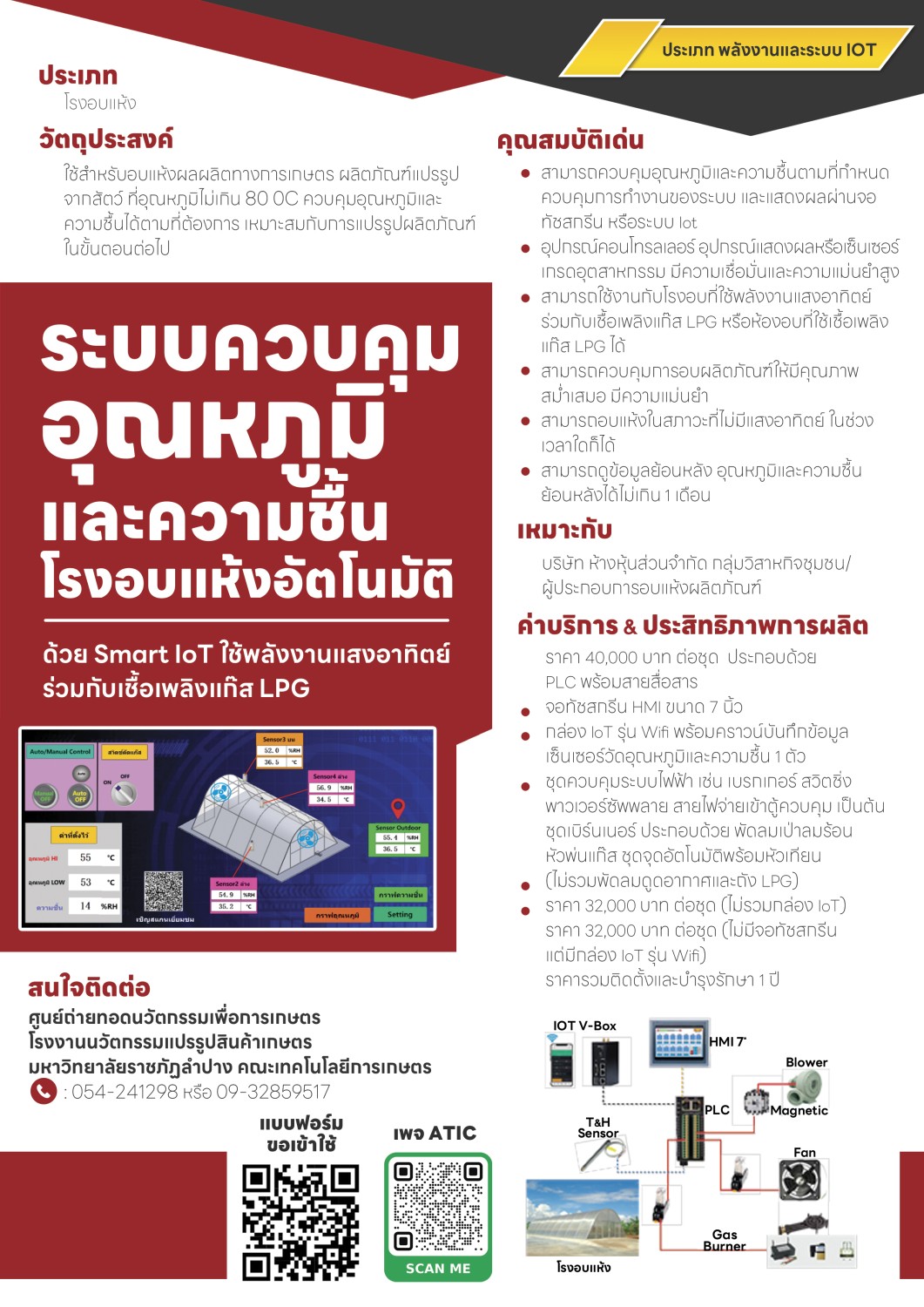 โรงเรือนอบแห้งพลังงานแสงอาทิตย์และแหล่งพลังงานความร้อนร่วม