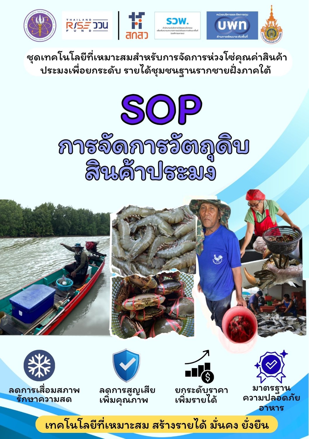 SOP การจัดการวัตถุดิบสินค้าประมง 