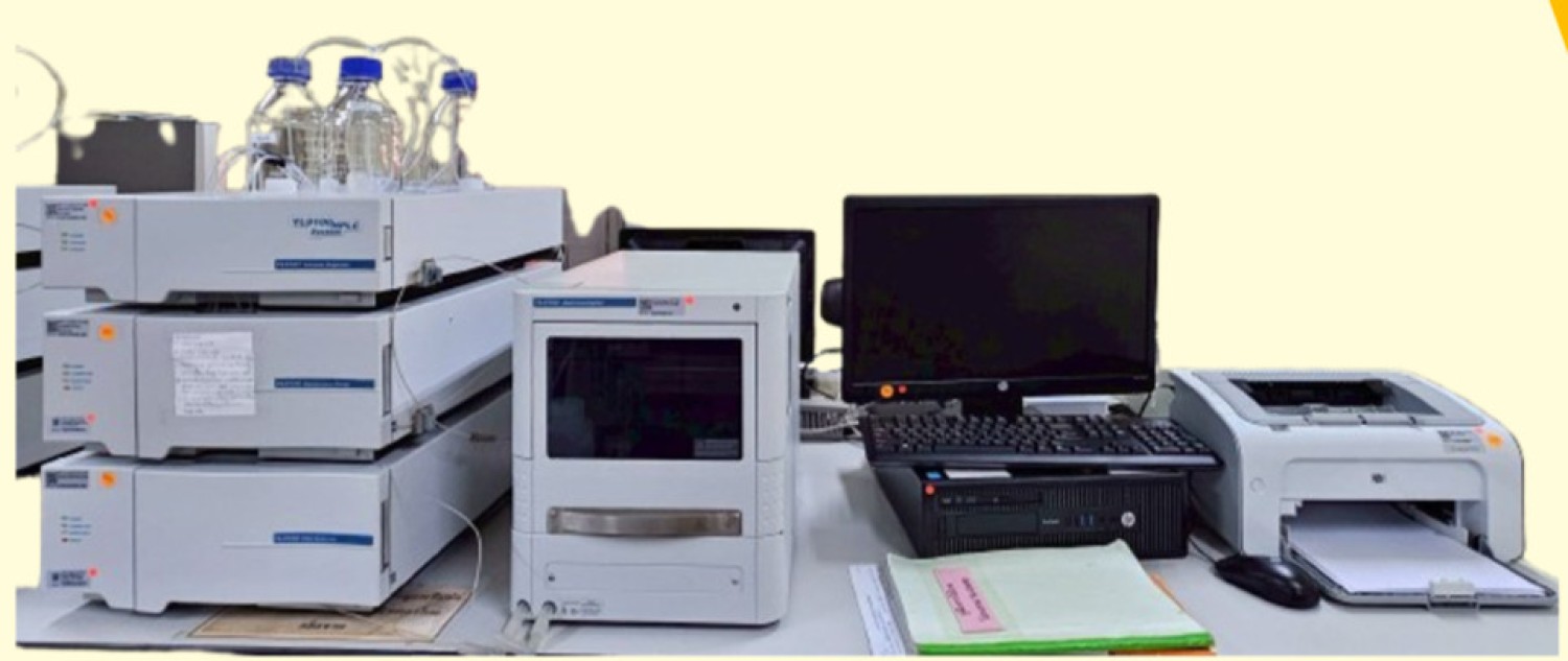 การวิเคราะห์ปริมาณสารสำคัญด้วย High performance liquid chromatography; HPLC (ผู้ใช้จัดหาคอลัมน์)