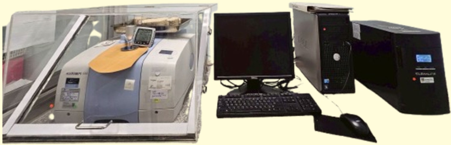 การวิเคราะห์ด้วย Attenuated Total Reflection-Fourier Transform Infrared Spectroscopy; FTIR-ATR